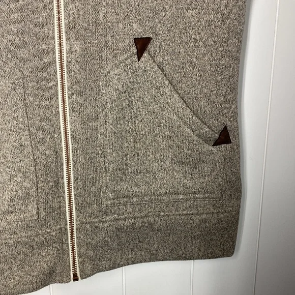 Burton DryRide WB Starr Tan Grey Vest With Hood - Picture 3 of 8